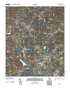 Warrenton Georgia Historical topographic map, 1:24000 scale, 7.5 X 7.5 Minute, Year 2011