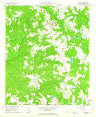 Warthen Georgia Historical topographic map, 1:24000 scale, 7.5 X 7.5 Minute, Year 1961