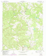 Warthen Georgia Historical topographic map, 1:24000 scale, 7.5 X 7.5 Minute, Year 1961
