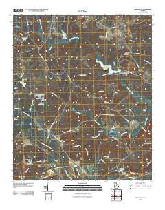 Warthen NE Georgia Historical topographic map, 1:24000 scale, 7.5 X 7.5 Minute, Year 2011