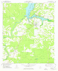 Warwick Georgia Historical topographic map, 1:24000 scale, 7.5 X 7.5 Minute, Year 1977