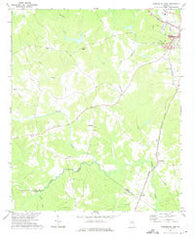 Washington West Georgia Historical topographic map, 1:24000 scale, 7.5 X 7.5 Minute, Year 1972