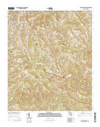 Washington East Georgia Current topographic map, 1:24000 scale, 7.5 X 7.5 Minute, Year 2014