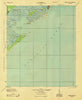 Wassaw Sound Georgia Historical topographic map, 1:62500 scale, 15 X 15 Minute, Year 1945