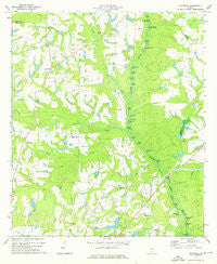 Waterloo Georgia Historical topographic map, 1:24000 scale, 7.5 X 7.5 Minute, Year 1973