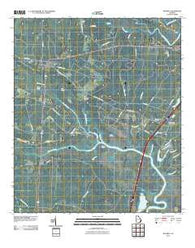 Waverly Georgia Historical topographic map, 1:24000 scale, 7.5 X 7.5 Minute, Year 2011
