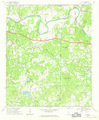 Wax Georgia Historical topographic map, 1:24000 scale, 7.5 X 7.5 Minute, Year 1968