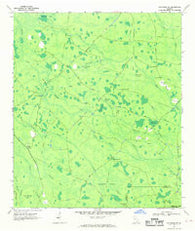 Waycross SW Georgia Historical topographic map, 1:24000 scale, 7.5 X 7.5 Minute, Year 1967