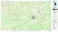 Waycross Georgia Historical topographic map, 1:100000 scale, 30 X 60 Minute, Year 1978