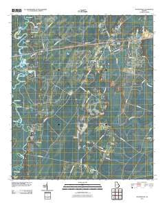 Waynesville Georgia Historical topographic map, 1:24000 scale, 7.5 X 7.5 Minute, Year 2011