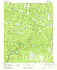 Webb Georgia Historical topographic map, 1:24000 scale, 7.5 X 7.5 Minute, Year 1971