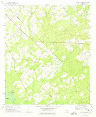 West Of Eastman Georgia Historical topographic map, 1:24000 scale, 7.5 X 7.5 Minute, Year 1972