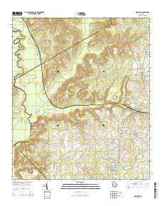 Westlake Georgia Current topographic map, 1:24000 scale, 7.5 X 7.5 Minute, Year 2014
