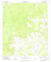 Westlake Georgia Historical topographic map, 1:24000 scale, 7.5 X 7.5 Minute, Year 1974