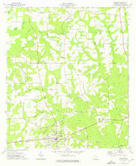 Whigham Georgia Historical topographic map, 1:24000 scale, 7.5 X 7.5 Minute, Year 1974