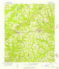 Whigham Georgia Historical topographic map, 1:62500 scale, 15 X 15 Minute, Year 1955