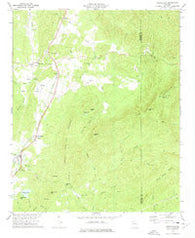 White East Georgia Historical topographic map, 1:24000 scale, 7.5 X 7.5 Minute, Year 1972