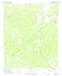 White Plains Georgia Historical topographic map, 1:24000 scale, 7.5 X 7.5 Minute, Year 1972