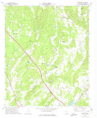 White West Georgia Historical topographic map, 1:24000 scale, 7.5 X 7.5 Minute, Year 1972