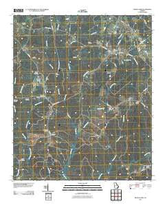 White Plains Georgia Historical topographic map, 1:24000 scale, 7.5 X 7.5 Minute, Year 2011