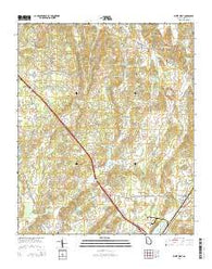 White West Georgia Current topographic map, 1:24000 scale, 7.5 X 7.5 Minute, Year 2014