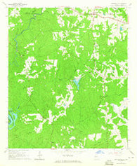 Whitesville Georgia Historical topographic map, 1:24000 scale, 7.5 X 7.5 Minute, Year 1964