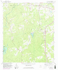 Whitesville Georgia Historical topographic map, 1:24000 scale, 7.5 X 7.5 Minute, Year 1964