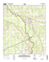 Willacoochee Georgia Current topographic map, 1:24000 scale, 7.5 X 7.5 Minute, Year 2014
