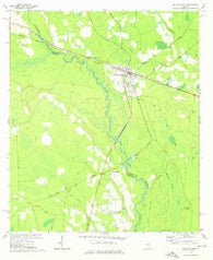 Willacoochee Georgia Historical topographic map, 1:24000 scale, 7.5 X 7.5 Minute, Year 1972