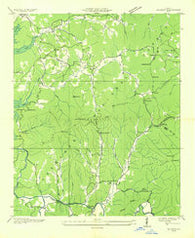 Wilscot Georgia Historical topographic map, 1:24000 scale, 7.5 X 7.5 Minute, Year 1935