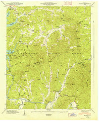 Wilscot Georgia Historical topographic map, 1:24000 scale, 7.5 X 7.5 Minute, Year 1947
