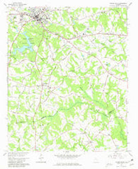 Winder North Georgia Historical topographic map, 1:24000 scale, 7.5 X 7.5 Minute, Year 1964
