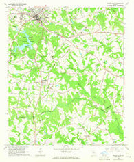 Winder South Georgia Historical topographic map, 1:24000 scale, 7.5 X 7.5 Minute, Year 1964