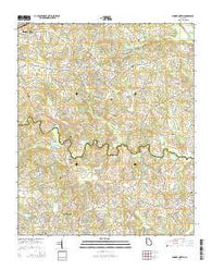 Winder North Georgia Current topographic map, 1:24000 scale, 7.5 X 7.5 Minute, Year 2014