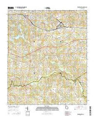 Winder South Georgia Current topographic map, 1:24000 scale, 7.5 X 7.5 Minute, Year 2014