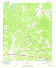 Winfield Georgia Historical topographic map, 1:24000 scale, 7.5 X 7.5 Minute, Year 1972