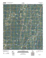 Winokur Georgia Historical topographic map, 1:24000 scale, 7.5 X 7.5 Minute, Year 2011