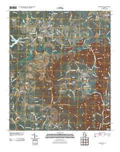 Woodbury Georgia Historical topographic map, 1:24000 scale, 7.5 X 7.5 Minute, Year 2011