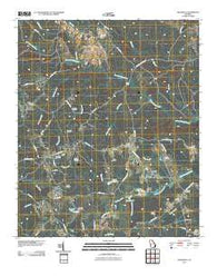 Woodville Georgia Historical topographic map, 1:24000 scale, 7.5 X 7.5 Minute, Year 2011