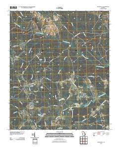 Woodville Georgia Historical topographic map, 1:24000 scale, 7.5 X 7.5 Minute, Year 2011