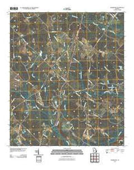 Workmore Georgia Historical topographic map, 1:24000 scale, 7.5 X 7.5 Minute, Year 2011
