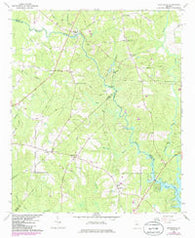 Worthville Georgia Historical topographic map, 1:24000 scale, 7.5 X 7.5 Minute, Year 1964