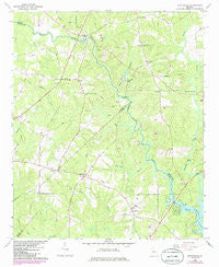 Worthville Georgia Historical topographic map, 1:24000 scale, 7.5 X 7.5 Minute, Year 1964