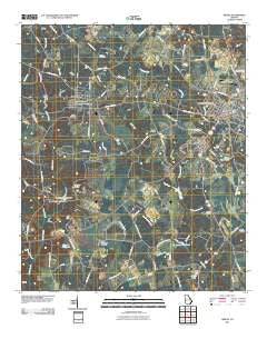 Wrens Georgia Historical topographic map, 1:24000 scale, 7.5 X 7.5 Minute, Year 2011