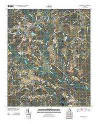 Wrightsville Georgia Historical topographic map, 1:24000 scale, 7.5 X 7.5 Minute, Year 2011