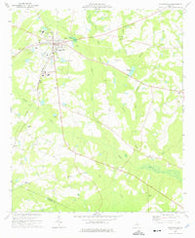 Wrightsville Georgia Historical topographic map, 1:24000 scale, 7.5 X 7.5 Minute, Year 1974