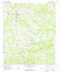 Zebulon Georgia Historical topographic map, 1:24000 scale, 7.5 X 7.5 Minute, Year 1971