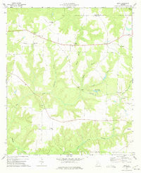 Zetto Georgia Historical topographic map, 1:24000 scale, 7.5 X 7.5 Minute, Year 1973