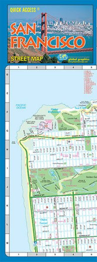 Buy map San Francisco : street map : quick access