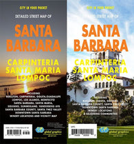 Buy map Santa Barbara / Santa Maria / Santa Ynez Valley, California Street Map
